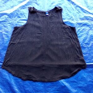 Old Navy Black Sleeveless Women's Top